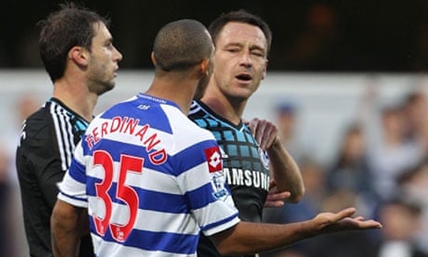 John Terry'nin Anton Ferdinand'a söylemleri sonrası milli takımdaki kaptanlığı alıındı (2012)