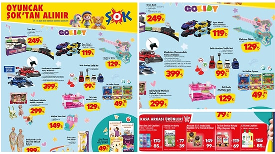 ŞOK'a Oyuncak Çeşitleri Geliyor! 1 Mart 2025 ŞOK Aktüel Ürünler Kataloğu