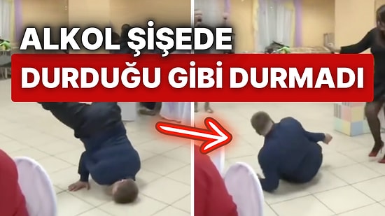 Rusya’da Düğün Eğlencesinde Talihsiz Bir Kaza Yaşandı: Alkolün Etkisiyle Dans Eden Adam Kolunu Kırdı