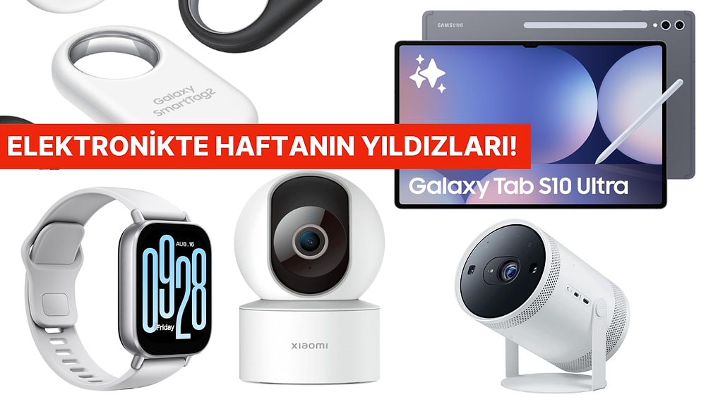 Samsung Projeksiyon Cihazından Logitech Hoparlör Sistemine: Haftanın En Çok Satan Elektronik Ürünleri!