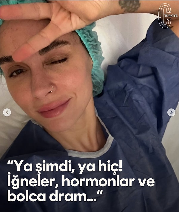 Yasemin Yürük, yumurta dondurma sürecinin sadece fiziksel değil, duygusal olarak da oldukça zorlu bir yolculuk olduğunu itiraf etti.