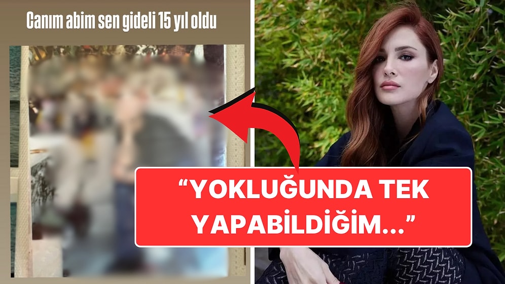 Mine Tugay 15 Yıl Önce Hayatını Kaybeden Abisini Paylaşarak Özlemini Dile Getirdi