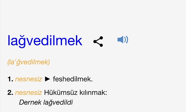 Lağvedilmek Kelimesinin TDK'deki Sözlük Anlamı Nedir?