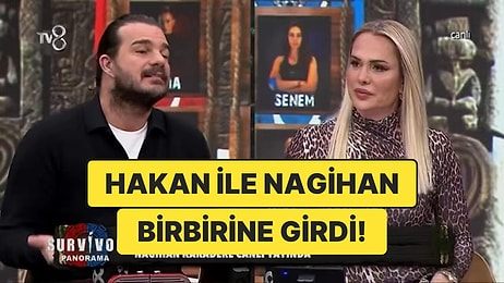 Survivor Panorama’ya Konuk Olan Nagihan Karadere ve Hakan Hatipoğlu Birbirine Girdi!