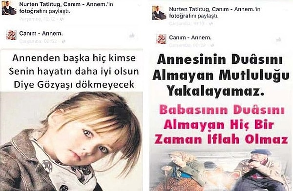 “Annenden başka hiç kimse senin hayatın daha iyi olsun diye gözyaşı dökmeyecek”