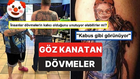 Yaptırdıkları Göz Kanatan Dövmelerle Görenlere Hayatı Uzun Uzun Sorgulatan Acayip Kişiler