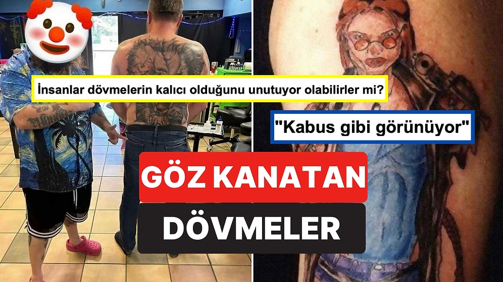 Yaptırdıkları Göz Kanatan Dövmelerle Görenlere Hayatı Uzun Uzun Sorgulatan Acayip Kişiler