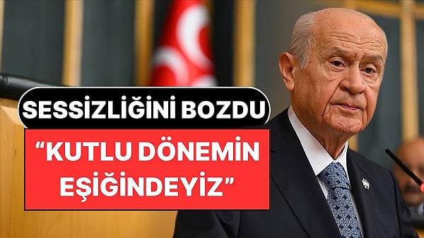 Öcalan'ın PKK'ya yaptığı silah bırakma çağrısına MHP lideri Devlet Bahçeli'nin ne yorum yapılacağı merak ediliyordu. Bahçeli, 'barış' temalı Ramazan mesajıyla sessizliğini bozdu.