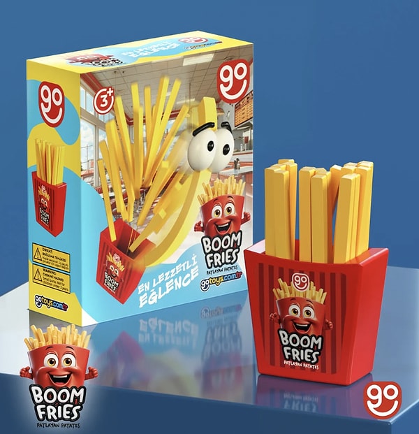 12. Go Toys Patlayan Patates Boom Fries Eğlenceli Tuzaklı Aktivite Oyuncağı 1047SERI