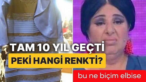 3. Tam 10 Yıl Geçti: Mavi-Siyah Rengiyle Dünya Çapında Kafa Karışıklığı Yaratan Elbisenin Sırrı Neydi?