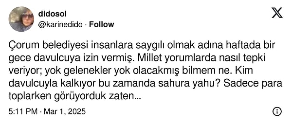 Tabii herkesin düşüncesi ayrı.