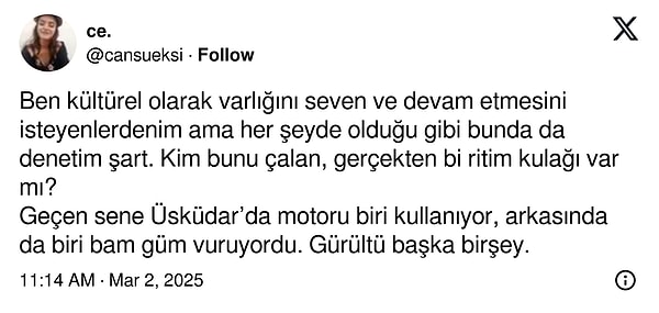 "Ben kültürel olarak varlığını seven ve devam etmesini isteyenlerdenim"