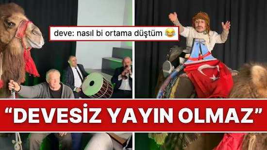 Bu Nasıl Ortam? Rıdvan Abi, Keyto TV Yayınında Deveye Binip Şov Yaptı!