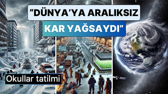 Yapay Zeka'dan "Dünyaya Aralıksız Kar Yağsa Ne Olurdu?" Sorusuna Bilim Kurgu Senaryosu Gibi Cevap