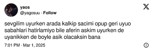 Uyurken gezmek ve yemek yemekten çok daha mantıklı.