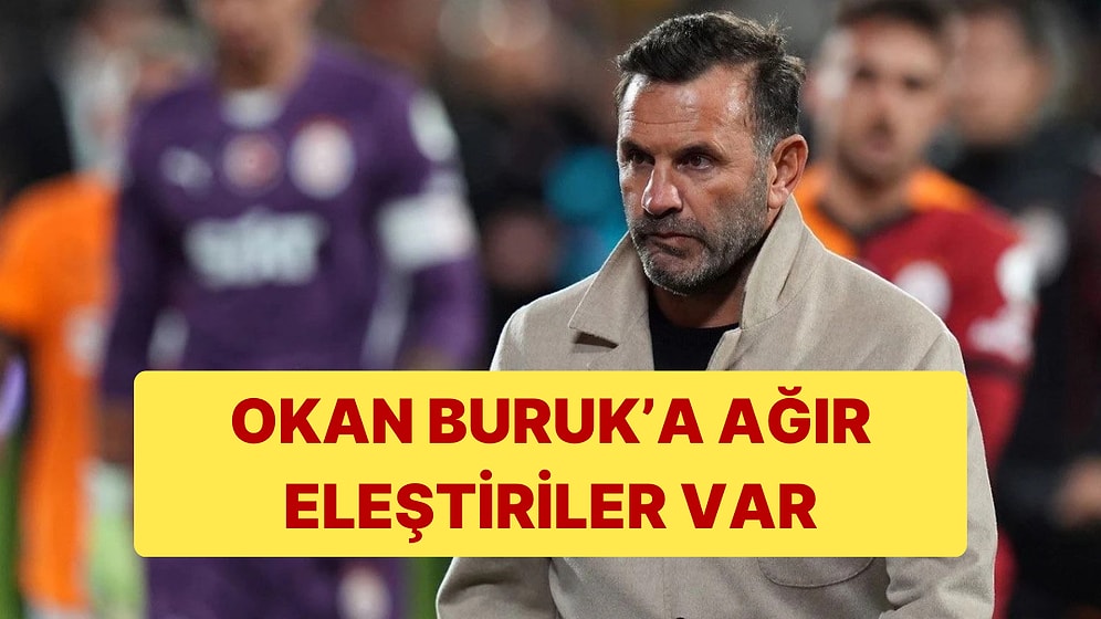 Galatasaray Taraftarı Puan Kaybını "Hocaya" Yazdı