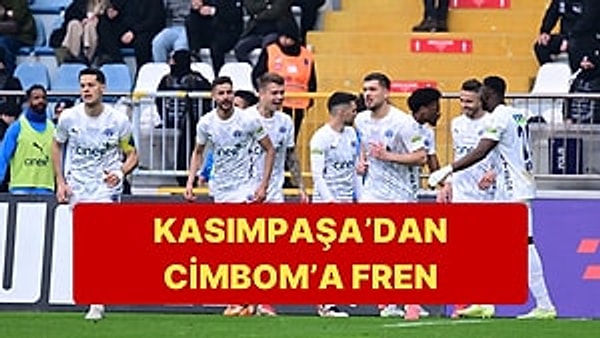 Yoğun geçecek Pazar mesaisinde ilk kritik maça Galatasaray çıktı. Galatasaray, Kasımpaşa'nın konuğu oldu.