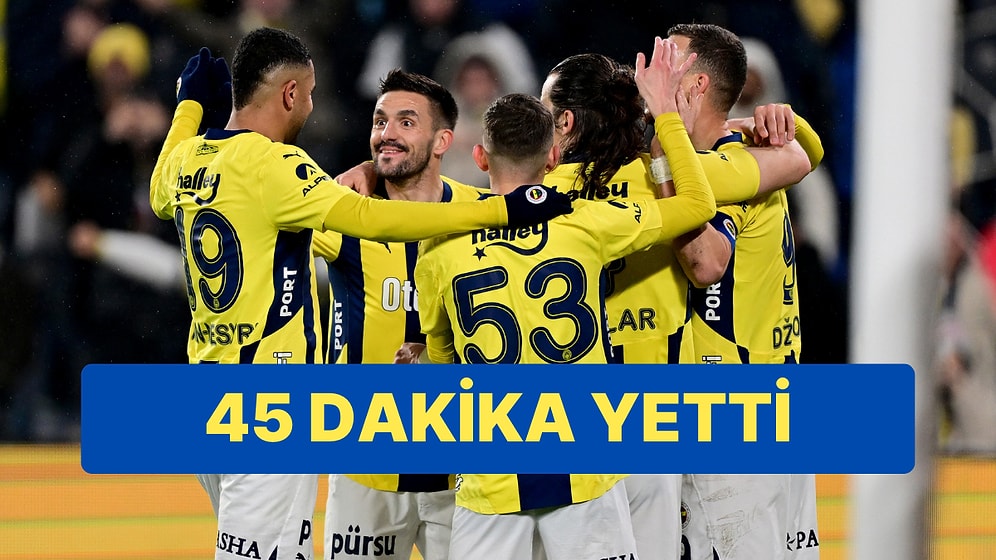 Fenerbahçe, Antalyaspor'u İlk Yarıda Bulduğu Gollerle Geçti