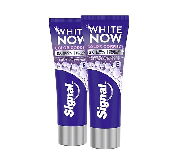 14. Signal White Now Color Correct Uzun Süren Beyazlık Diş Macunu 75 ml x2