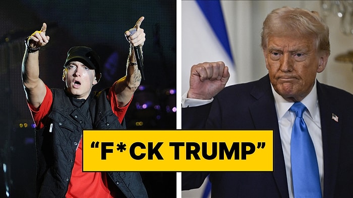 Eminem Konserinde Trump’a Mesaj Gönderdi: Hep Bir Ağızdan, “F*ck Trump” Dediler