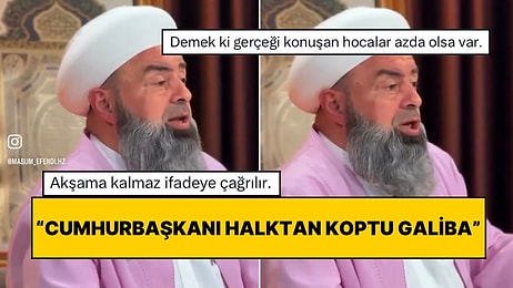 Masum Efendi Adlı Hoca Cumhurbaşkanının Açıklamaları İçin Konuştu: “Cumhurbaşkanı Halktan Koptu Galiba”