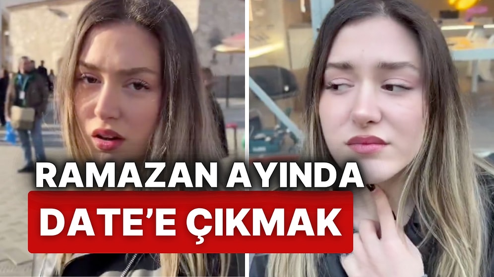 Oruçluyken Dışarıda Vakit Geçirmek Zor mu? Çisil Eyüp’ün "Ramazan’da Date" Paylaşımı Gündem Oldu