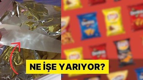 Cips Paketlerinin Ortasındaki Beyaz Şerit Ne İşe Yarıyor?