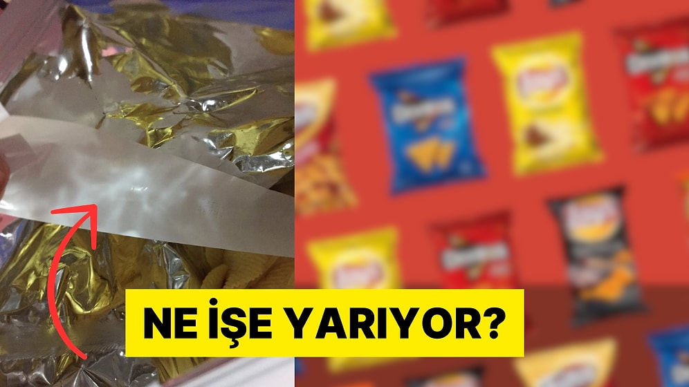 Cips Paketlerinin Ortasındaki Beyaz Şerit Ne İşe Yarıyor?