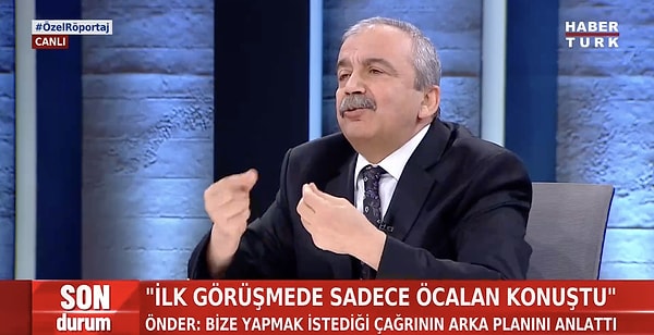 "Bu meselenin Devlet Bey'le çözüleceğini söylemiştim."