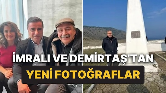 Son İmralı Ziyaretinden ve Demirtaş'tan Yeni Fotoğraflar Geldi