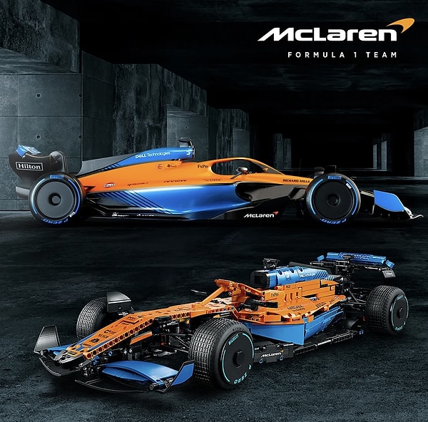 11. LEGO® Technic McLaren Formula 1 Yarış Arabası 42141 - Yetişkinler için 2022 Araba Modeli Yapım Seti (1432 Parça)