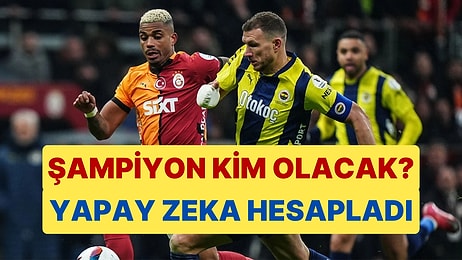 Yapay Zeka Kalan Haftaları Hesapladı, Şampiyonluk Tahminini Yaptı