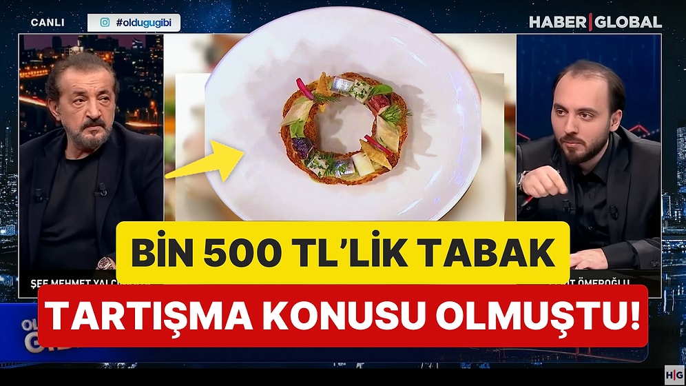 1.500 TL'lik İmza Tabağı Tartışma Konusu Olmuştu: Şef Mehmet Yalçınkaya Sonunda İçini Döktü!