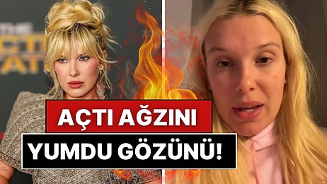 Stiline Yapılan Sert Eleştirilere Dayanamayan Millie Bobby Brown Bu Sefer Açtı Ağzını Yumdu Gözünü!