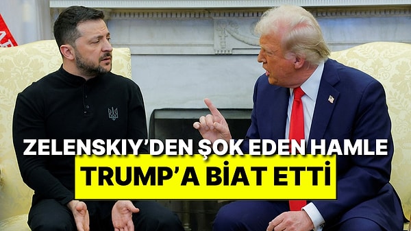 Trump ve Zelenskiy'nin Beyaz Saray'da kameralar önünde tartışması gündem olmuştu. Ukrayna Devlet Başkanı'ndan Trump'a övgü dolu sözlerle bir paylaşım geldi.