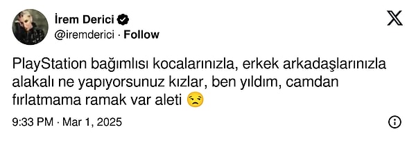 İrem Derici'nin tweet'i bu şekildeydi👇