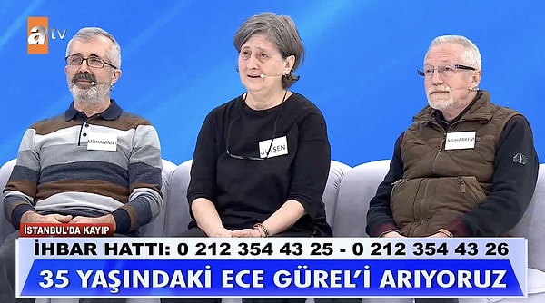 Gürel'in ortadan kaybolmasının ardından ailesi de arama çalışmalarını hızlandırmak için soluğu Müge Anlı ile Tatlı Sert'te aldı.