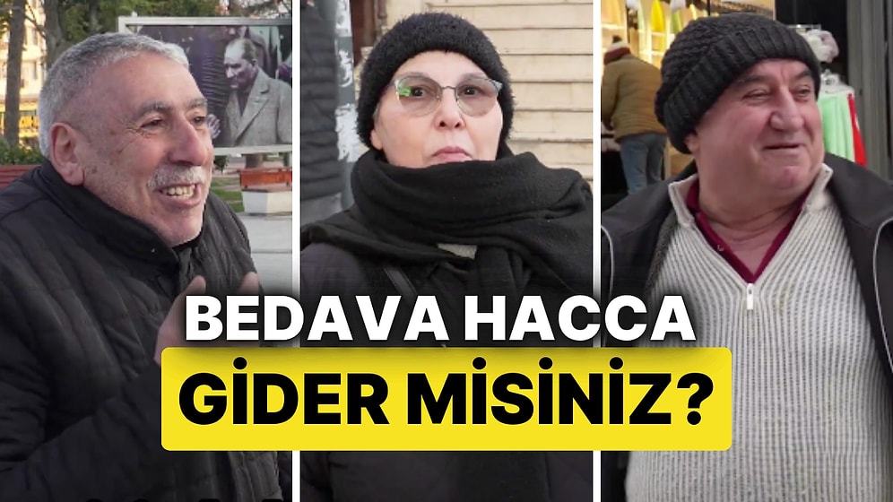 Çoğunluk "Hayır" Dedi: Vatandaşlara "Bedava Hacca Gönderseler Gider misiniz?" Sorusu Soruldu