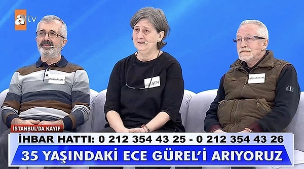 3 gündür kendisinden hiçbir haber alınamayan Gürel'in ailesi Müge Anlı ile Tatlı Sert programına çıktı.