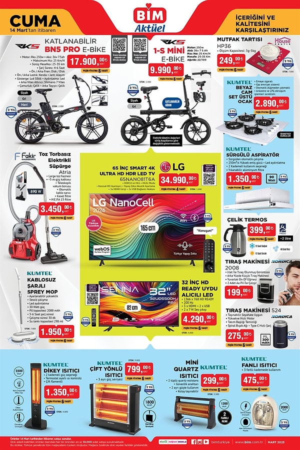 Katlanabilir E-Bike 17.900 TL