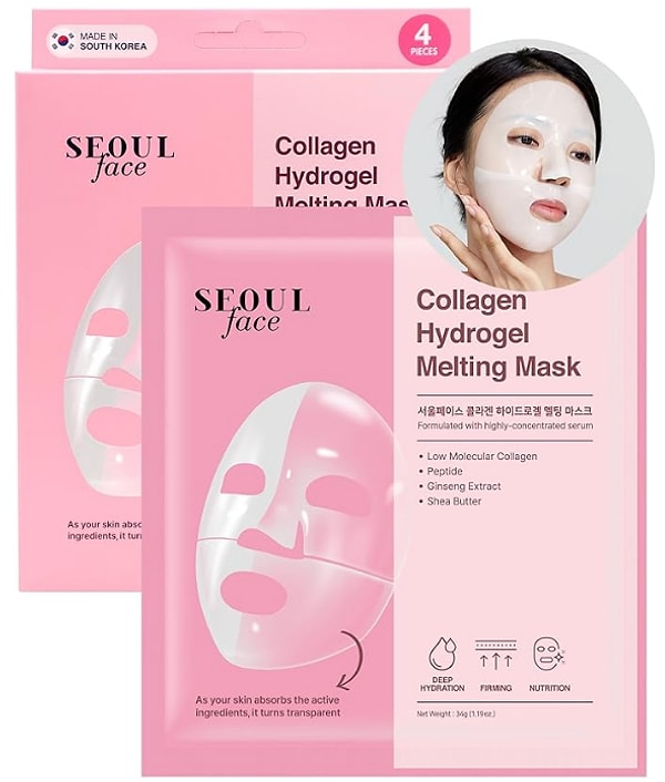 11. DERMAL SEOULFACE Kolajen Hidrojel Maske