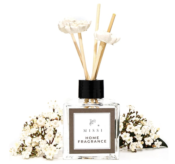 3. Missi 50 cc Çiçek Bambu Çubuklu White Jasmine Oda Kokusu