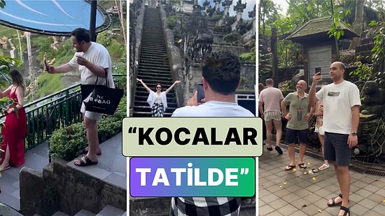 Tatilde Mükemmel Fotoğraf Yarışı Yüzünden Telef Olan Eşlerin Görüntüleri İzleyenleri Güldürdü