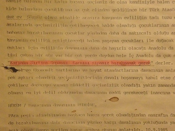 Hatta kadın haklarını savunması gereken bir hakim ise yıllar önce skandal bir karara imza atmıştı.