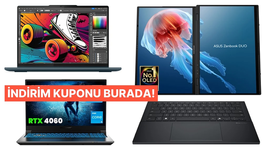 Size Özel İndirim Kodu Kaptık! Seçili Laptoplarda Tam 1500 TL İndirim Kodu Burada!