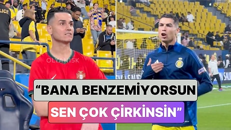 Adanalı Ronaldo ile Karşılaşan Cristiano Ronaldo'dan Beklenmedik Tepki