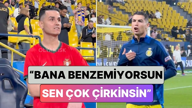 Adanalı Ronaldo ile Karşılaşan Cristiano Ronaldo'dan Beklenmedik Tepki