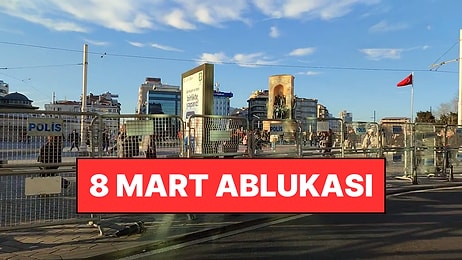 Dünya Kadınlar Günü'nde Taksim'de 8 Mart Ablukası