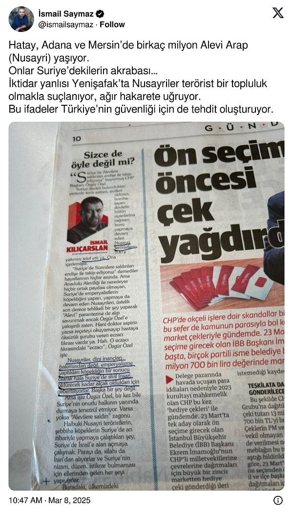 Kılıçarslan'a gelen tepkilerden birkaçı ise şöyle 👇