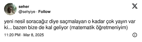 Matematik öğretmenleri bile çözemiyormuş!